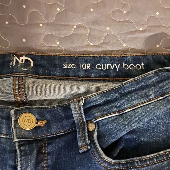 New Directions Women's Curvy Boot Blue Jeans size 10 - Picture 3 of 6
